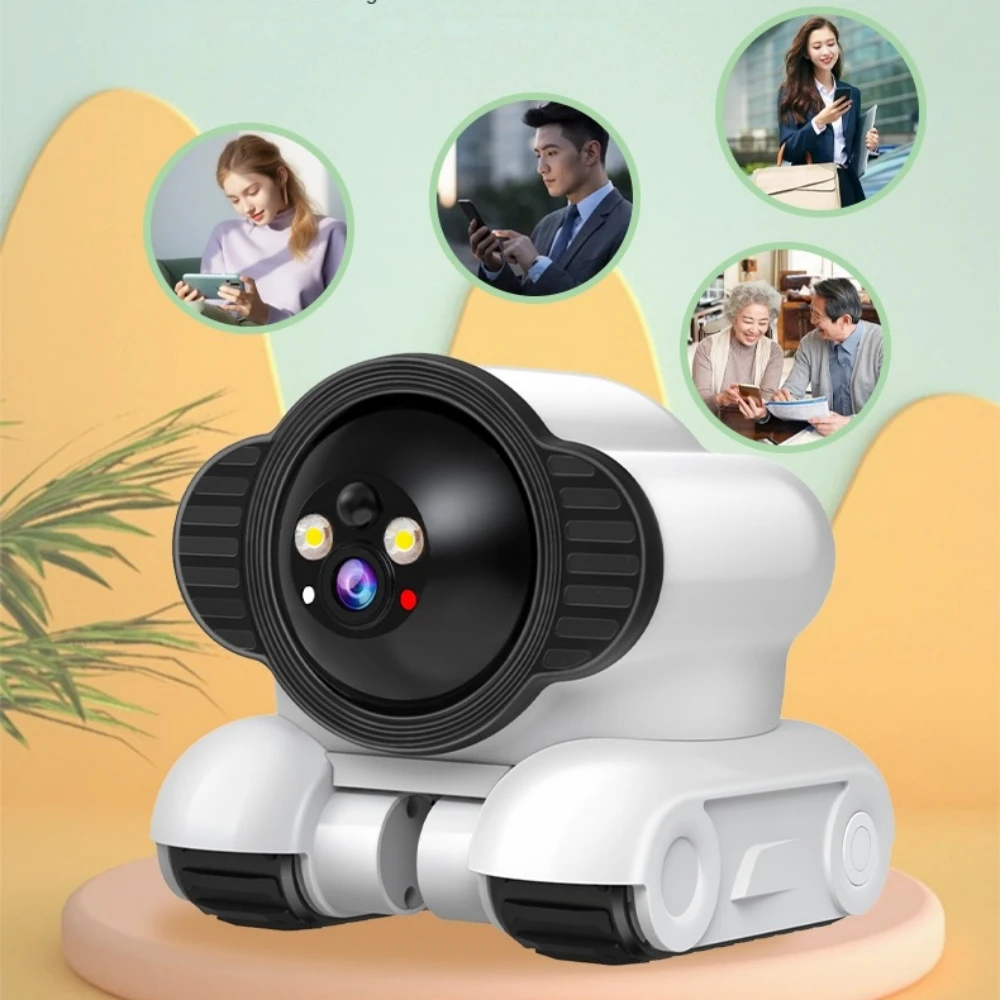 2025 nova lente dupla 2k wi-fi câmera de segurança interna para bebê/antigo/cachorro/animal de estimação com aplicativo de telefone câmera de monitor de bebê de áudio bidirecional