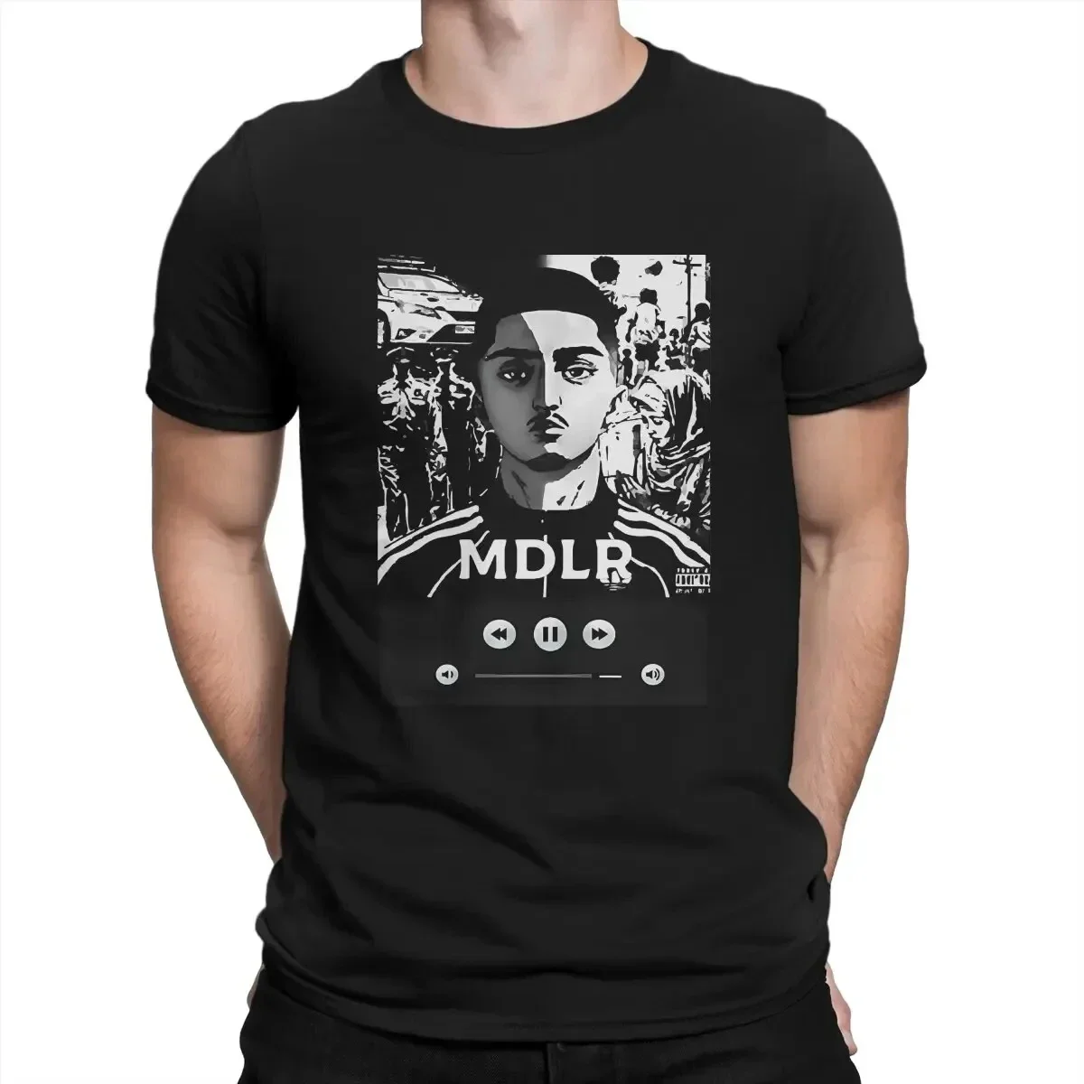 MORAD M D L R. JULY Men and Women T-Shirts Oversized Rapper Short Sleeve Shirt Fashion Streetwear Cotton Summer 2024 Novelty