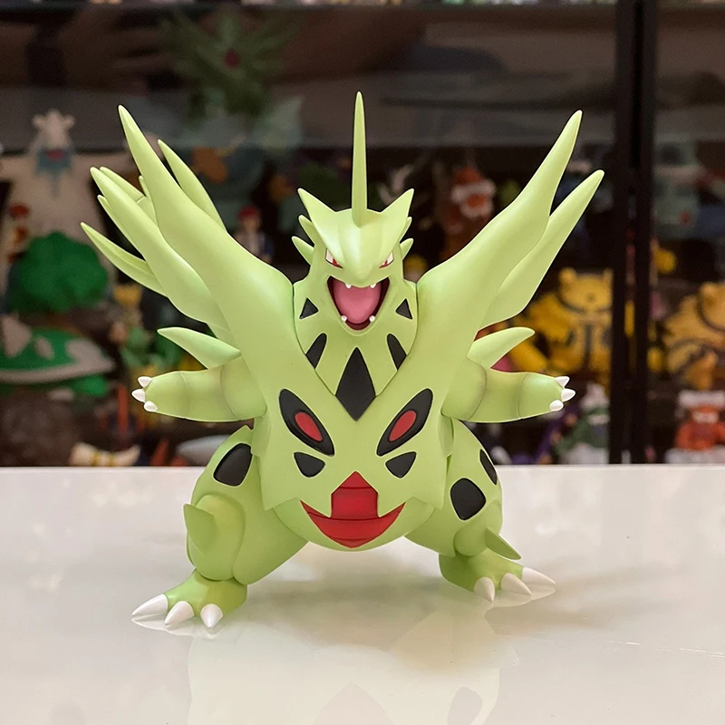 Presale Pokemon Anime Figure Tyranitar Figures Peripheral Pvc Gk Statue Model Collectible Desktop Decoration Children Toys Gifts