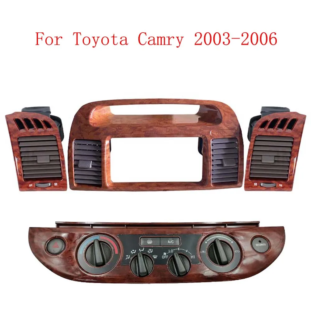 

Air vent outlet Radio Dashboard For Toyota Camry 5 2002 2003 2004 2005 2006 Fascia Auto Stereo Panel CD DVD Interior Accessories