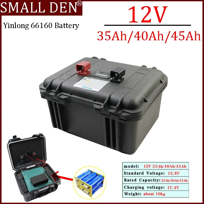 NEW 12V LTO Battery 35Ah/40Ah/45Ah YinLong 66160 6S1P 13.8V with Balance Plate 20C Max Discharge Car Starting Sound Battery Pack