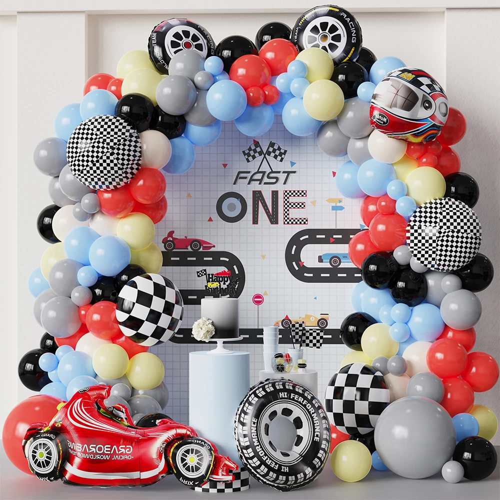 118Pcs Race Car The…