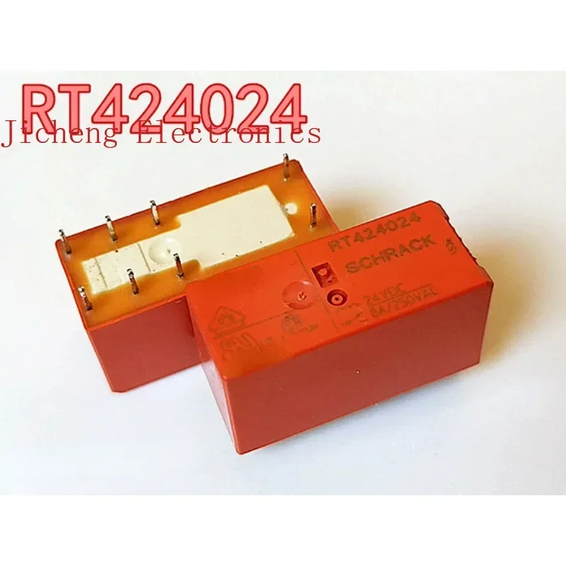 2PCS New Original RT424024 24VDC Automobile Relay JQX-115F-024-2ZS4 8-pin
