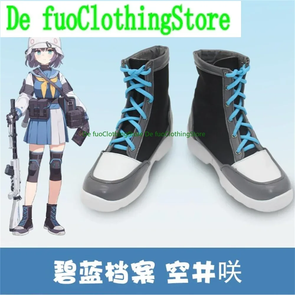 

Sorai Saki Blue Archive Cosplay Shoes Boots Game Anime Halloween Christmas DefuoClothing Shoes Store