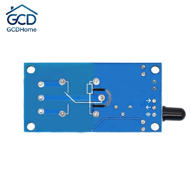 IR Infrared Flame Detection Sensor Module 1 Channel 5V 12V Fire Alarm Relay for Home Fire Precaution System
