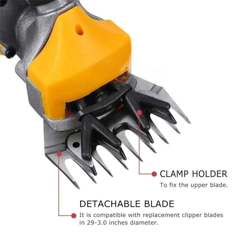 

2500W 6 Gears Electric Sheep Shearing Machine 13 Teeth Wool Shear Goat Clipper Trimmer Tool with Box