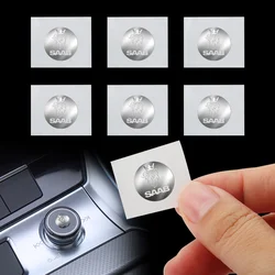 10pcs Auto Styling Dashboard Decoration Stickers Car Interior Accessories For SAAB 9-3 9-5 93 9000 900 9-7 428 600 99 9-X 97X 92