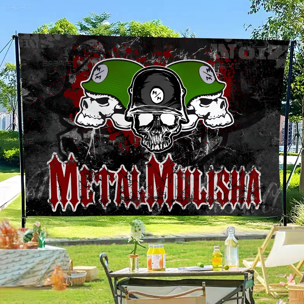 METAL MULISHA Banner INS Style Outdoor Party Decoration Atmosphere Flag