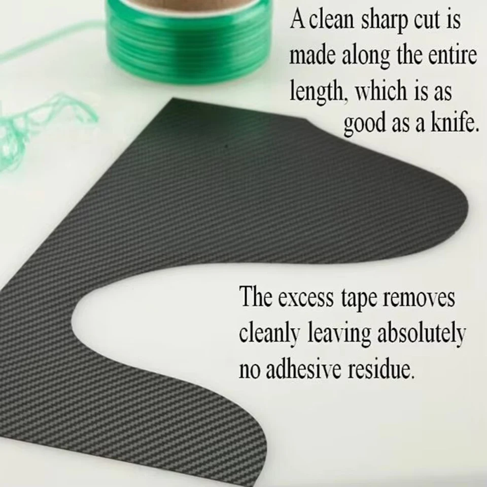 Knifeless Tape for Car Wrapping, 50M Roll Damage-Free Design Line & Finish Line for Vinyl Wrap & PPF,Precision Cutting Tape TM-7