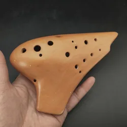 Double Pipe Red Pottery AC Flute Ocarina Clay Plays Musical Niche Instrument Beginner Beginner Ocarina Professional Students