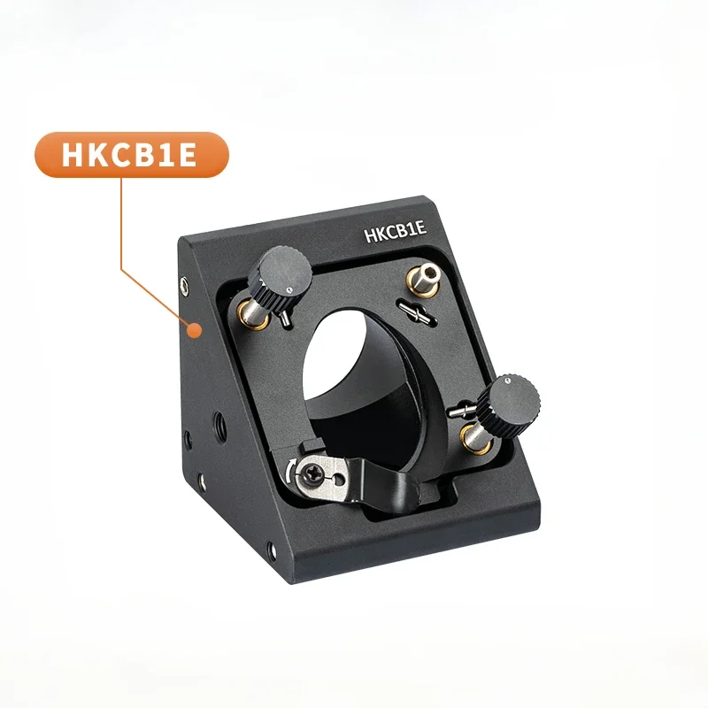 HKCB1E 45 Degree Elliptical Mount Optical Adjustment Frame for 1 Inch Diameter Optics Compatible 30mm Cage System SM1 Threads