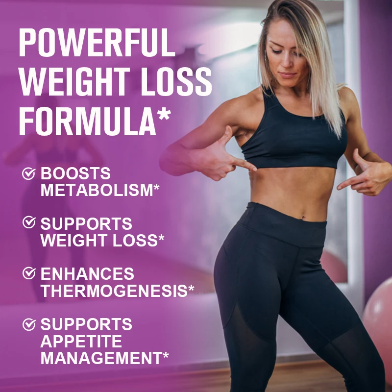 Night Time Slimming Fat Burning Capsules Support Weight Loss, Appetite Suppression, Metabolism, Detoxification for Lean Physique