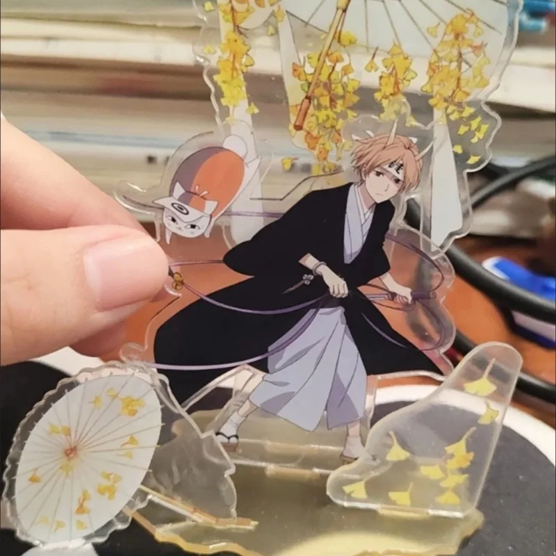 Natsume's Buch der Freunde Anime-Charaktere Stehkarten Natsume Takashi Acryl Desktop-Ornament Spielzeug Geburtstagsgeschenk ACG