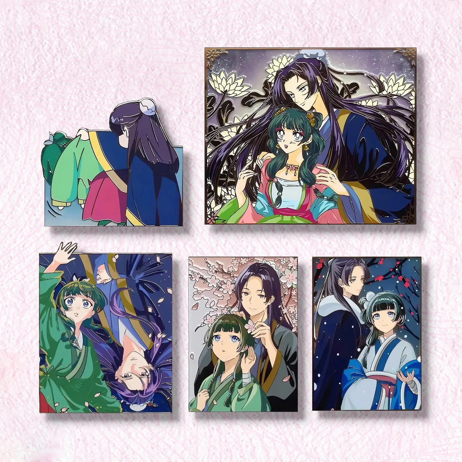 Maomao & Jinshi couple | The Apothecary Diaries | Fan Art  enamel pin