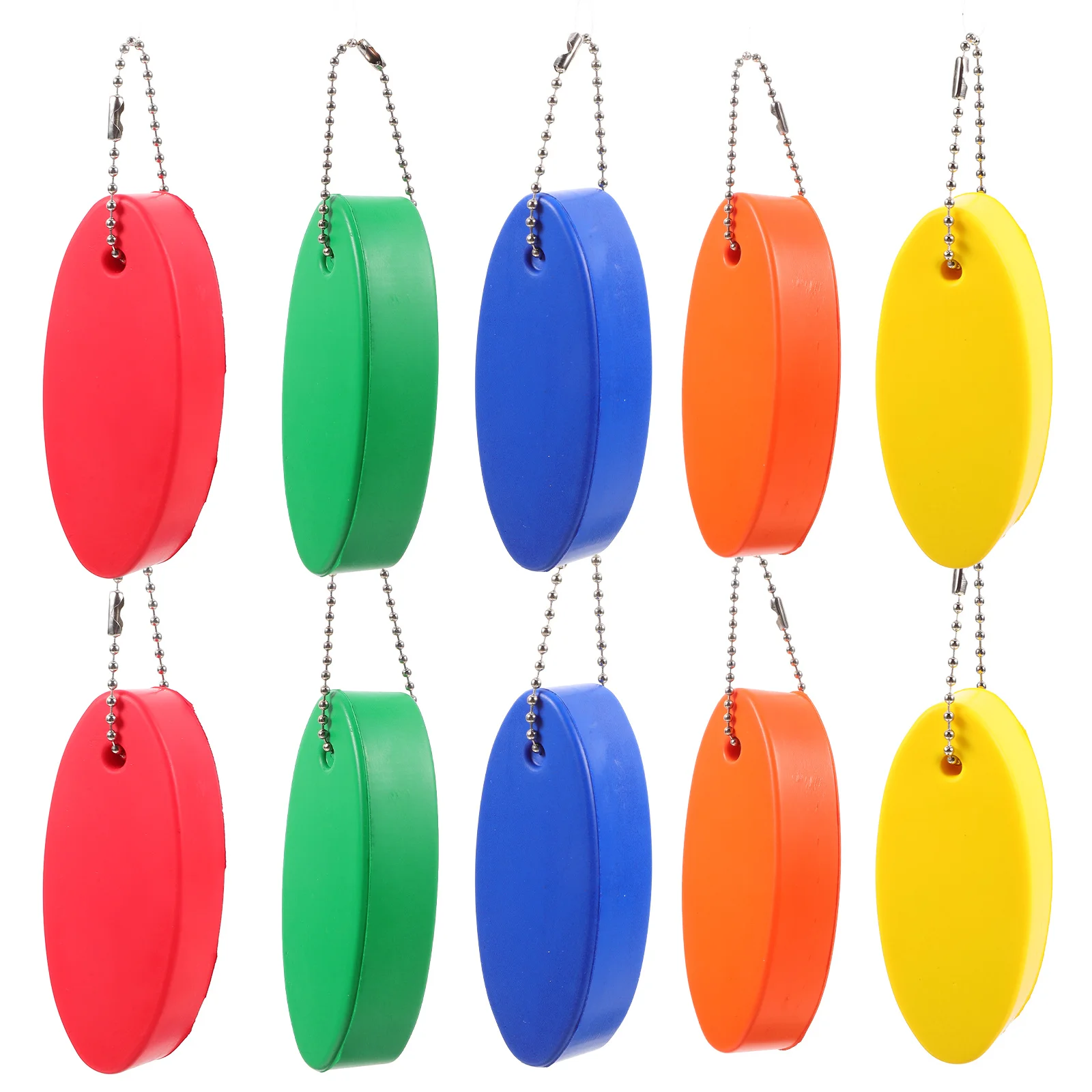 

10 Pcs Floating Keychains Bright Colors Durable Lightweight Boat Keychains For Kayaking Canoeing Rafting Sailing Water Sports