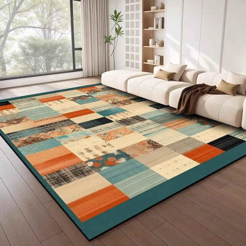 Abstract Geometry Carpets for Living Room Modern Home Fashion Rugs for Bedroom Cloakroom Balcony Home Decor Mat Machine Washable