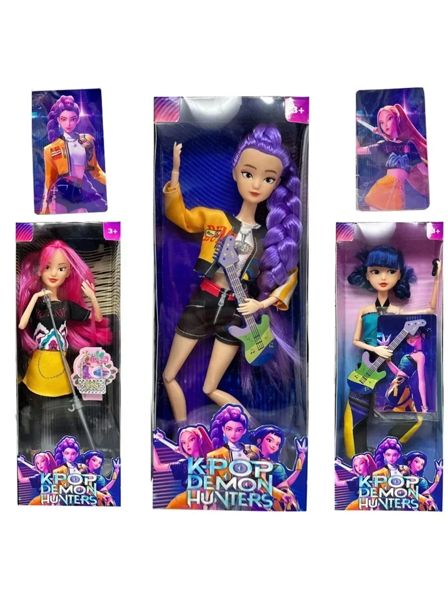 # Nouveaux jouets de poupée Kpop chasseurs de démons figurine jouet Rumi Mira Zoey belle princesse bébé fille poupées en plastique bricolage jouet pour les filles