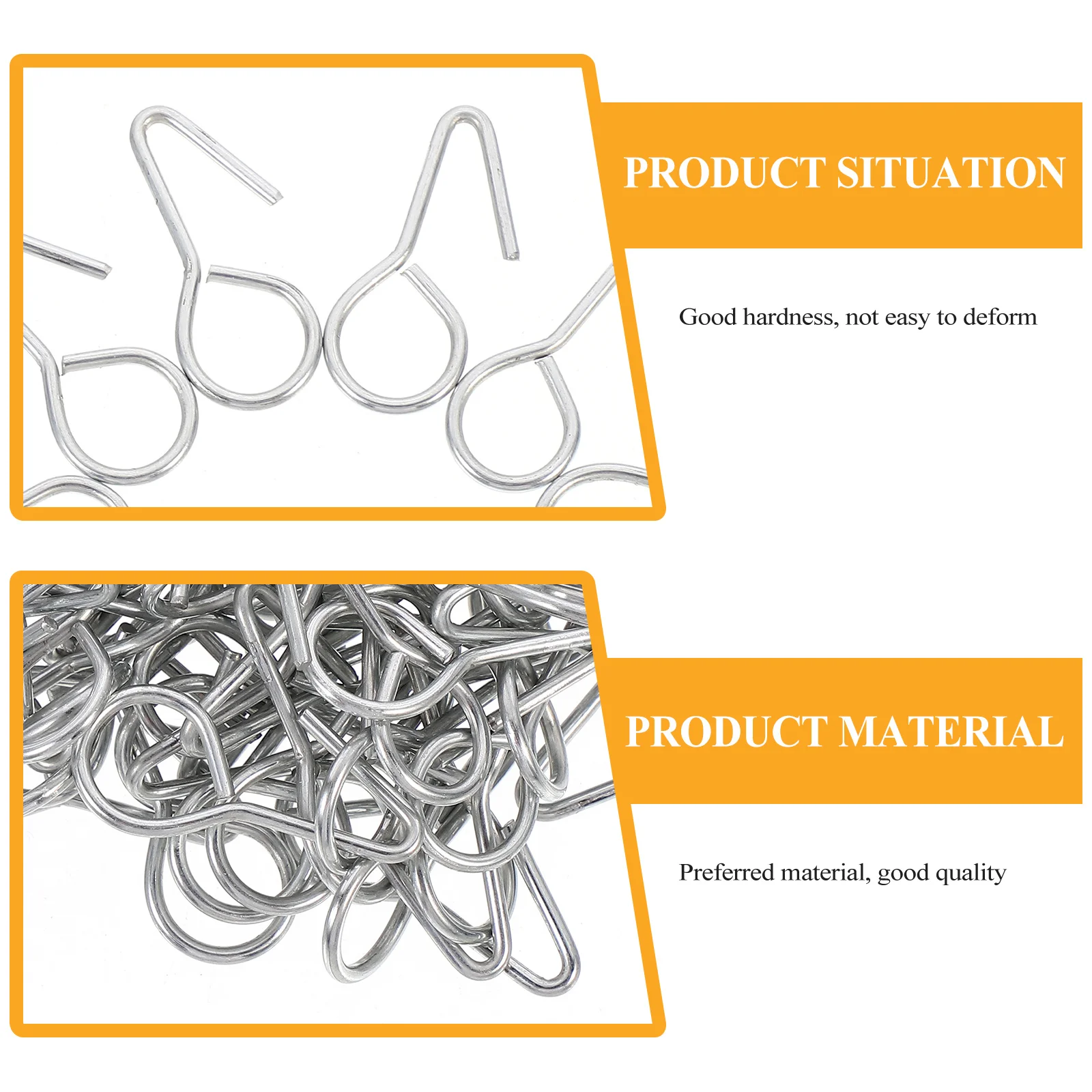 

100Pcs Steel Car Seat Cover Fasteners S Hook Style Strong Hold Fixing Hangers for Auto Seat Cushion Secure Mounting Solution