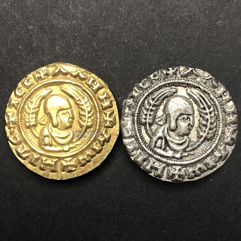 

Ancient Greek Gold/Silver Replica Commemorative Coin Necklace Pendant Jewelry Home decoration Medal Trendy Accessories Gift