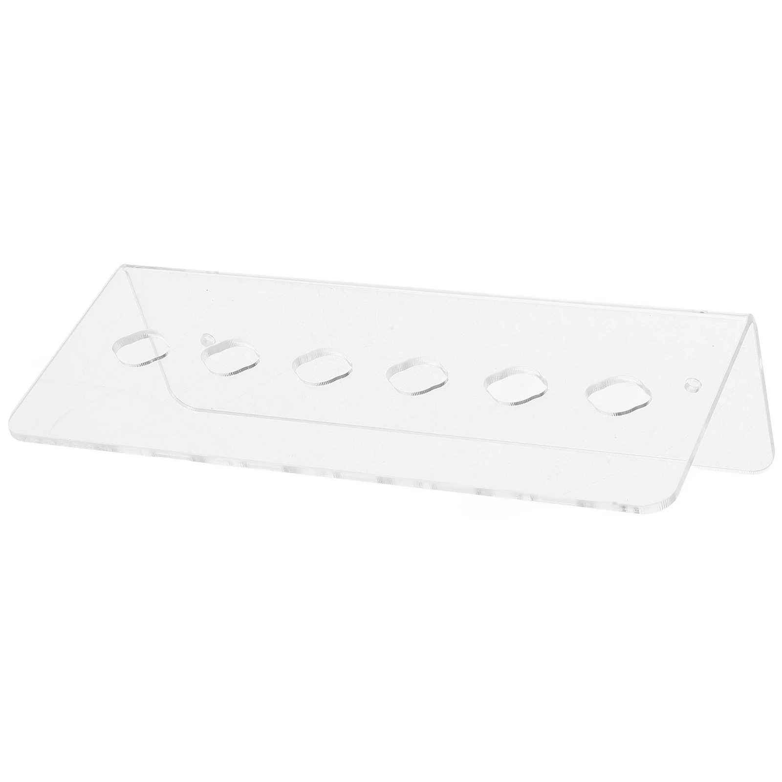 

Wall Mounted Shear Rack Acrylic Hair Stylist Tool Organizer Grooming Scissors Clipper Holder Wall Mount Storage