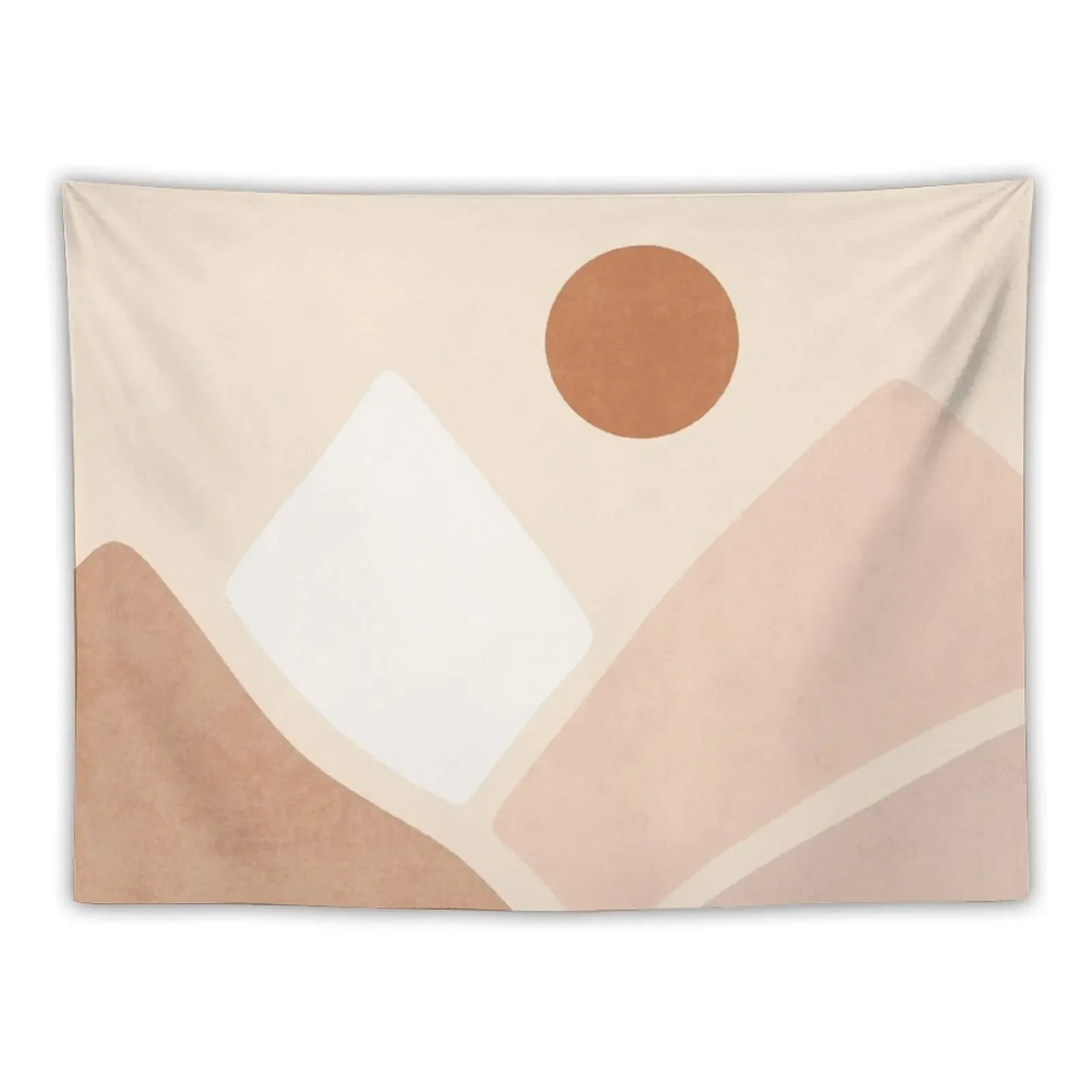 Neutral boho mountain sun Tapestry Wall Decorations Wall Hangings Decoration Aesthetic Room Decorations Carpet Wall Tapestry