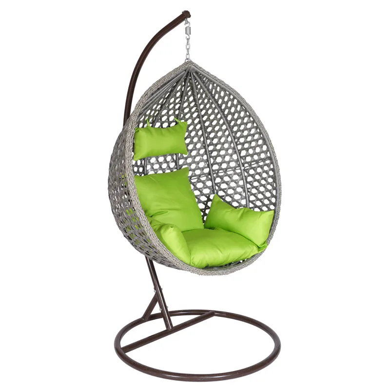 High-quality Large Load-bearing Family Swing Chair, Leisure Hand-woven Durable Cane Chair Hanging Egg Chair