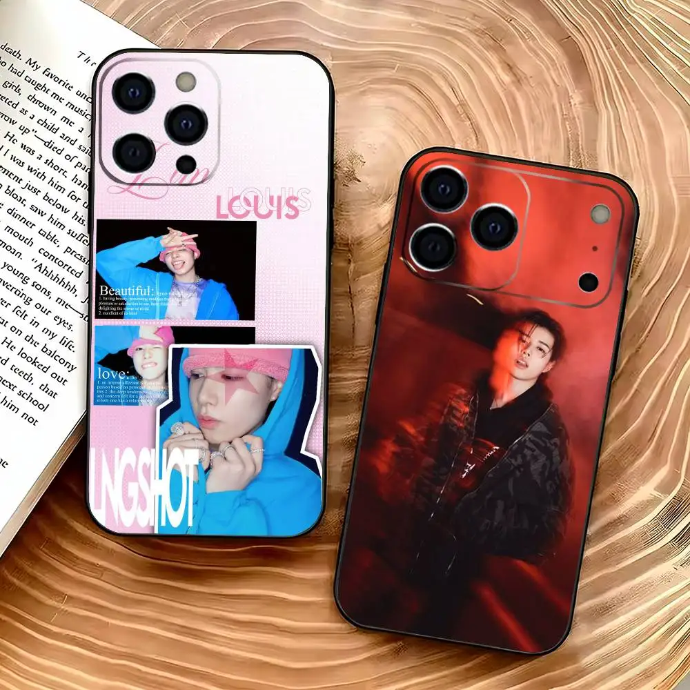 

Louis LNGSHOT Phone Case For iPhone 17,16,15,14,13,12,11 Plus,Pro Max,XS,Soft Black Cover