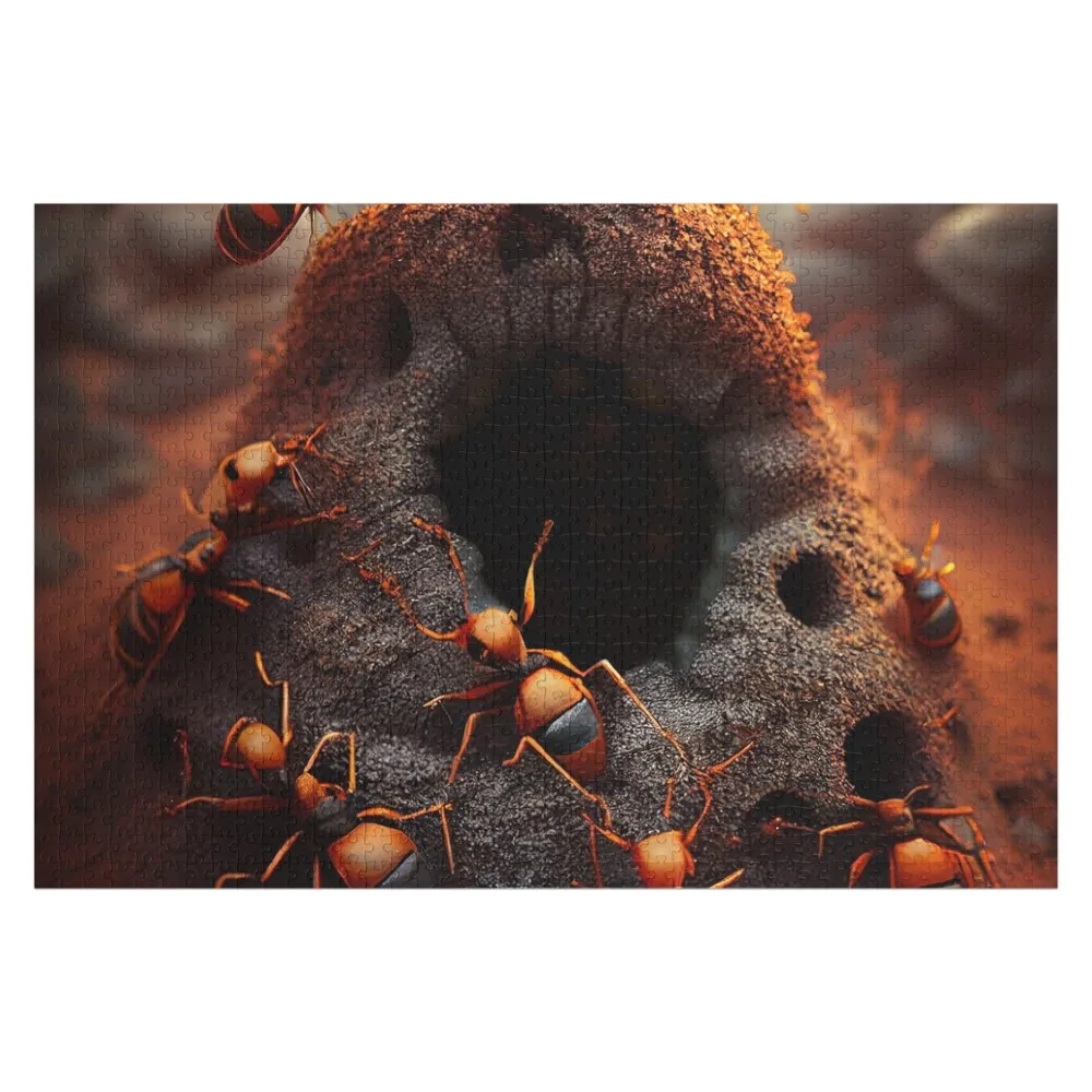 

Ant Colony Jigsaw Puzzle Personalized Child Gift With Photo Puzzle