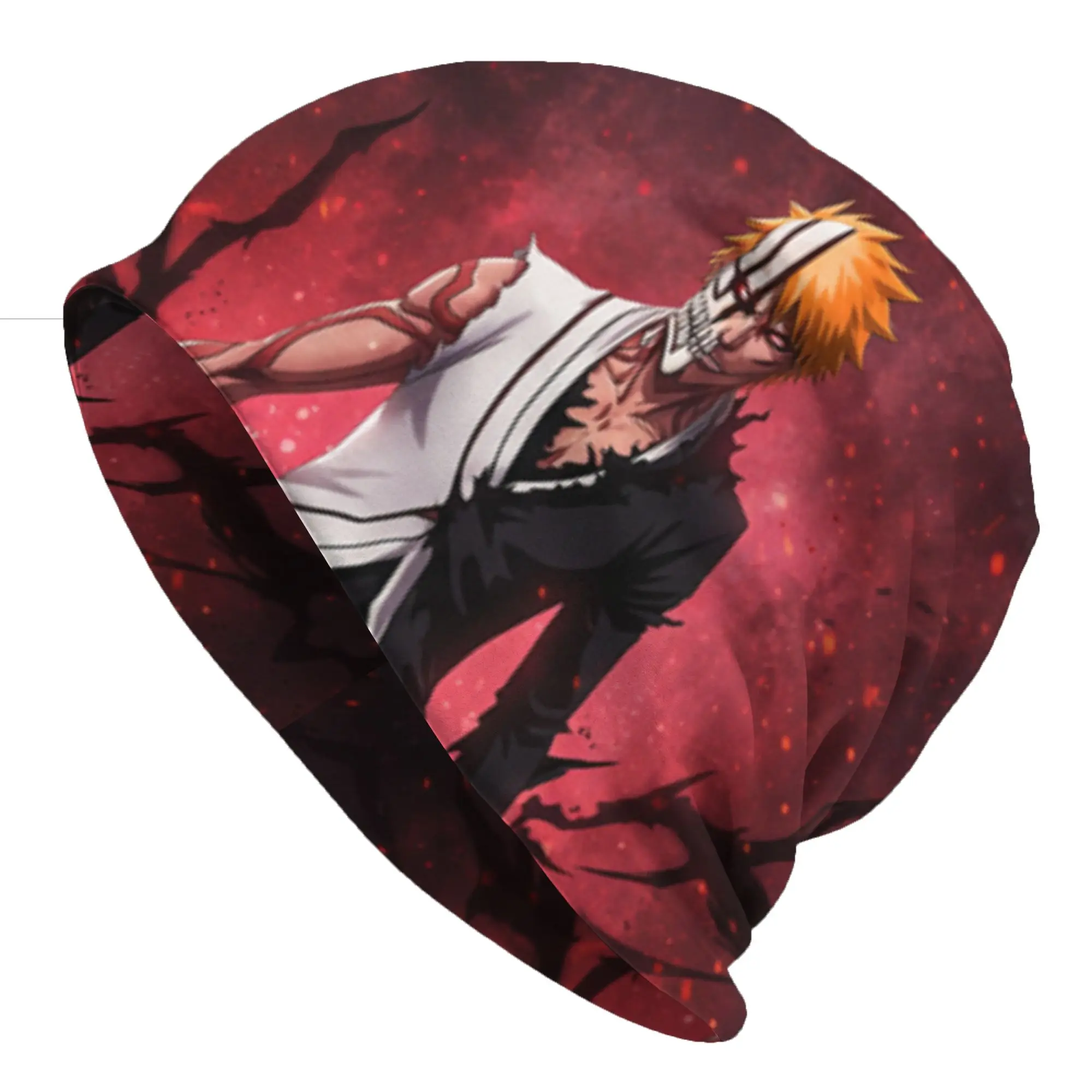 Ichigo Kurosaki (3) Fashion Caps For Men Women Bleach Ski Caps Soft Bonnet Hats Skullies & Beanies Hat