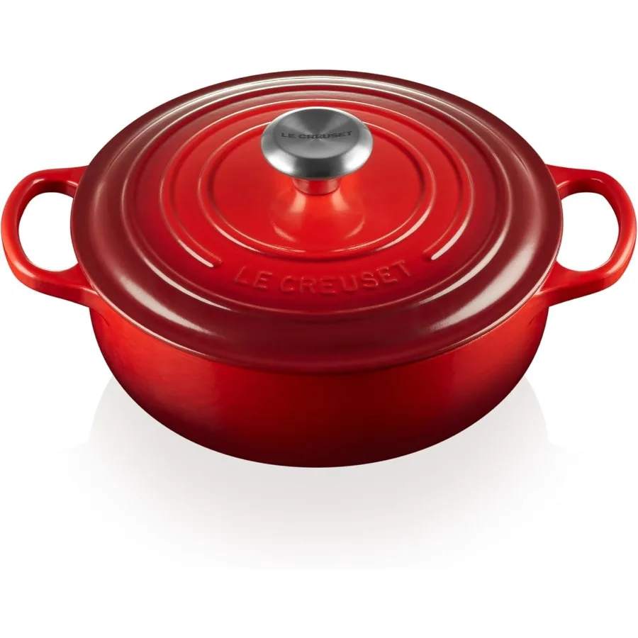 

Enameled Cast Iron Signature Sauteuse Oven 3.5 qt. Cerise