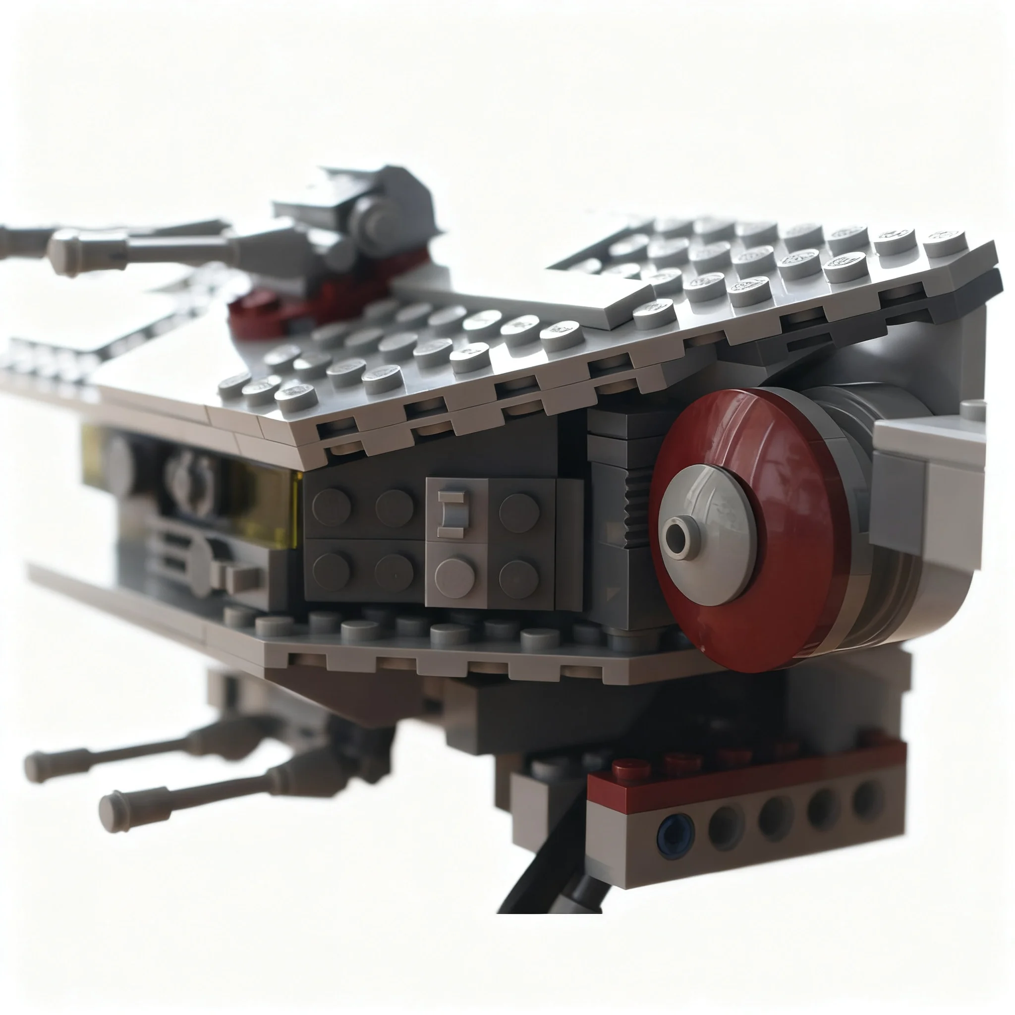 1146pcs MOC Republic Frigate Modification Model Building Blocks Architecture Toys Christmas Gifts Education Kids DIY Idea Brick view 4