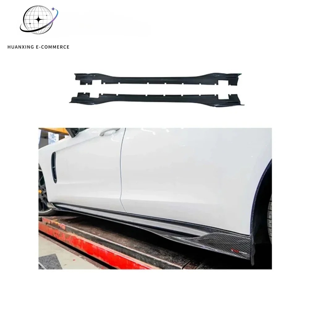 Fast Delivery Whole Sale Price Dry Carbon Fiber Side Skirt Body Kits for Porsche Panamera 971 2017-2023 customized