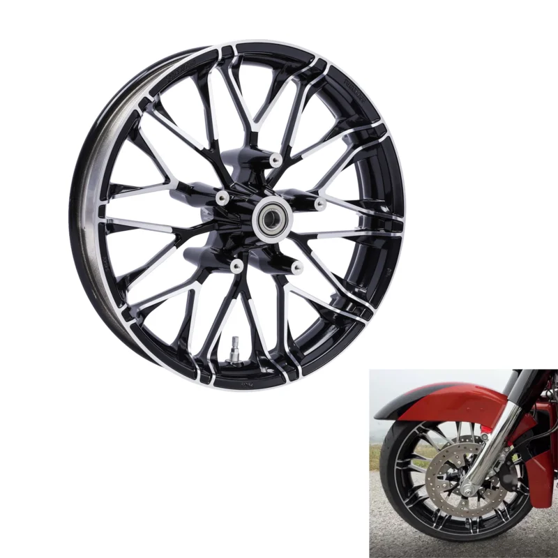 

Motorcycle 19" X 3.5'' Front Wheel Rim Cast Aluminum For Harley Touring Road King Electra Glide 08-UP ABS Models