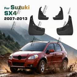 For Suzuki SX4 Hatchback Crossover 2007 2008 2009 2010 2011 2012 2013 Fender Mudguard Mud Flaps Guard Splash Flap Mudguards