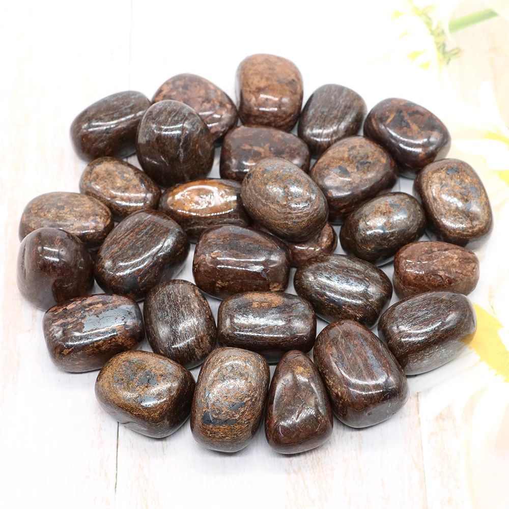 

Wholesale Natural Bronzite Tumbled Stone Bulk Healing Energy Crystal Mineral Specime Reiki Gemstones Tank Aquarium Home Decor