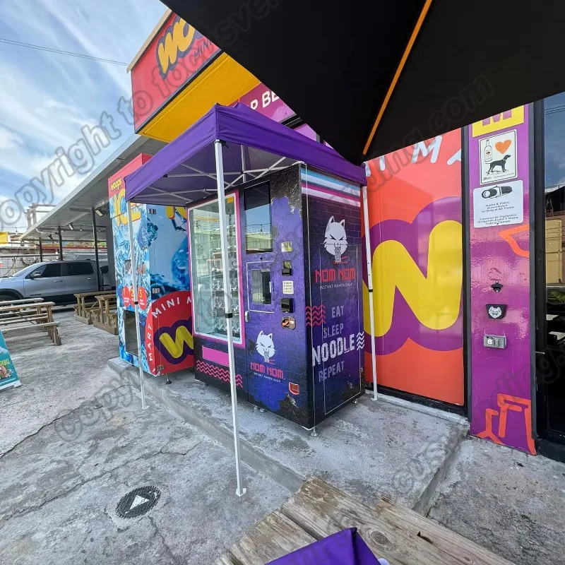 Distribuidores Automatiques De Cafe En Plein Air, Distributeur Automatique De Snacks Et De Boissons Avec Credit Et Especes
