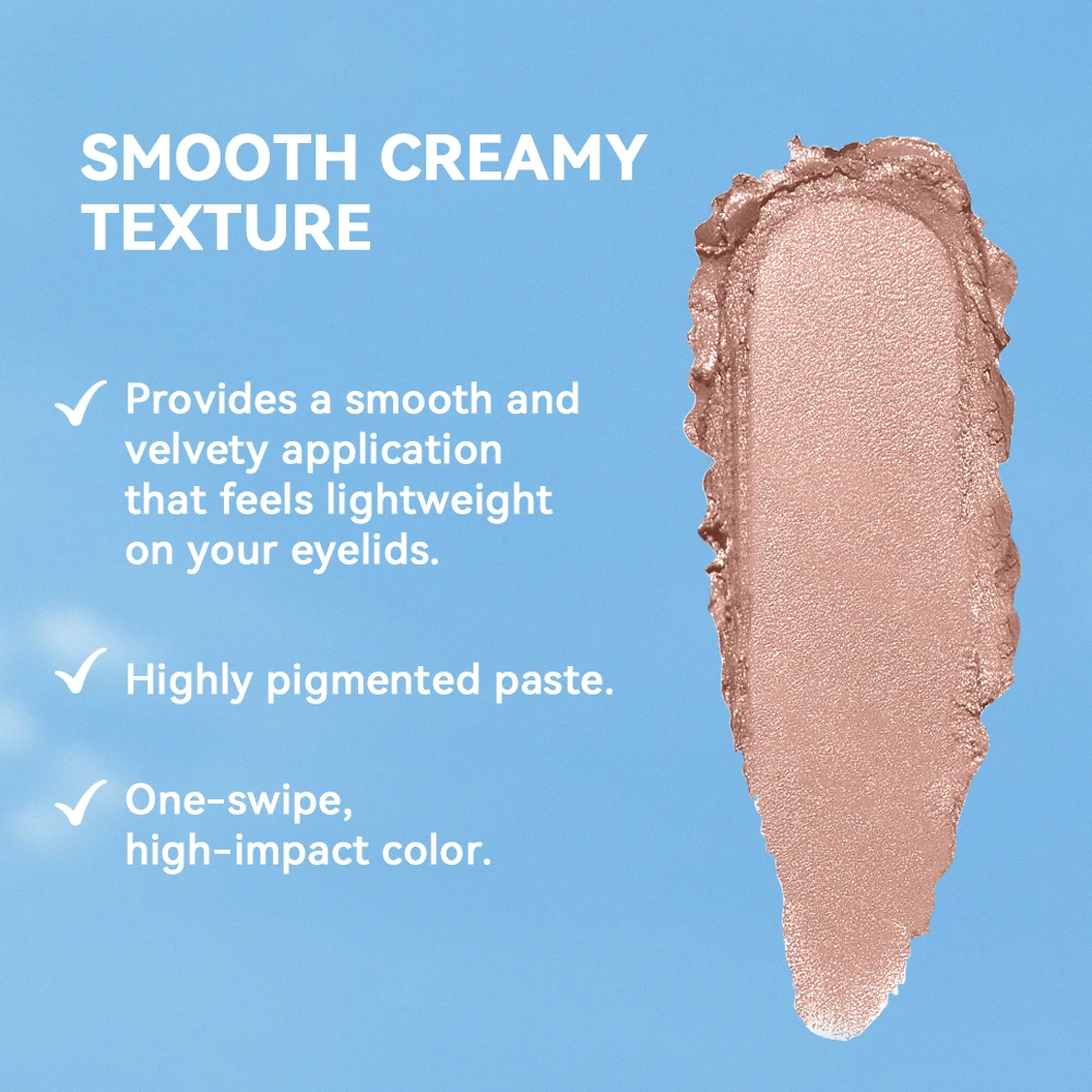 Lakerain Lidschattenstift, langlebig, wischfest, Liner-Stift, Textmarker, glatte, cremige Textur, Lidschatten-Stick-Make-up