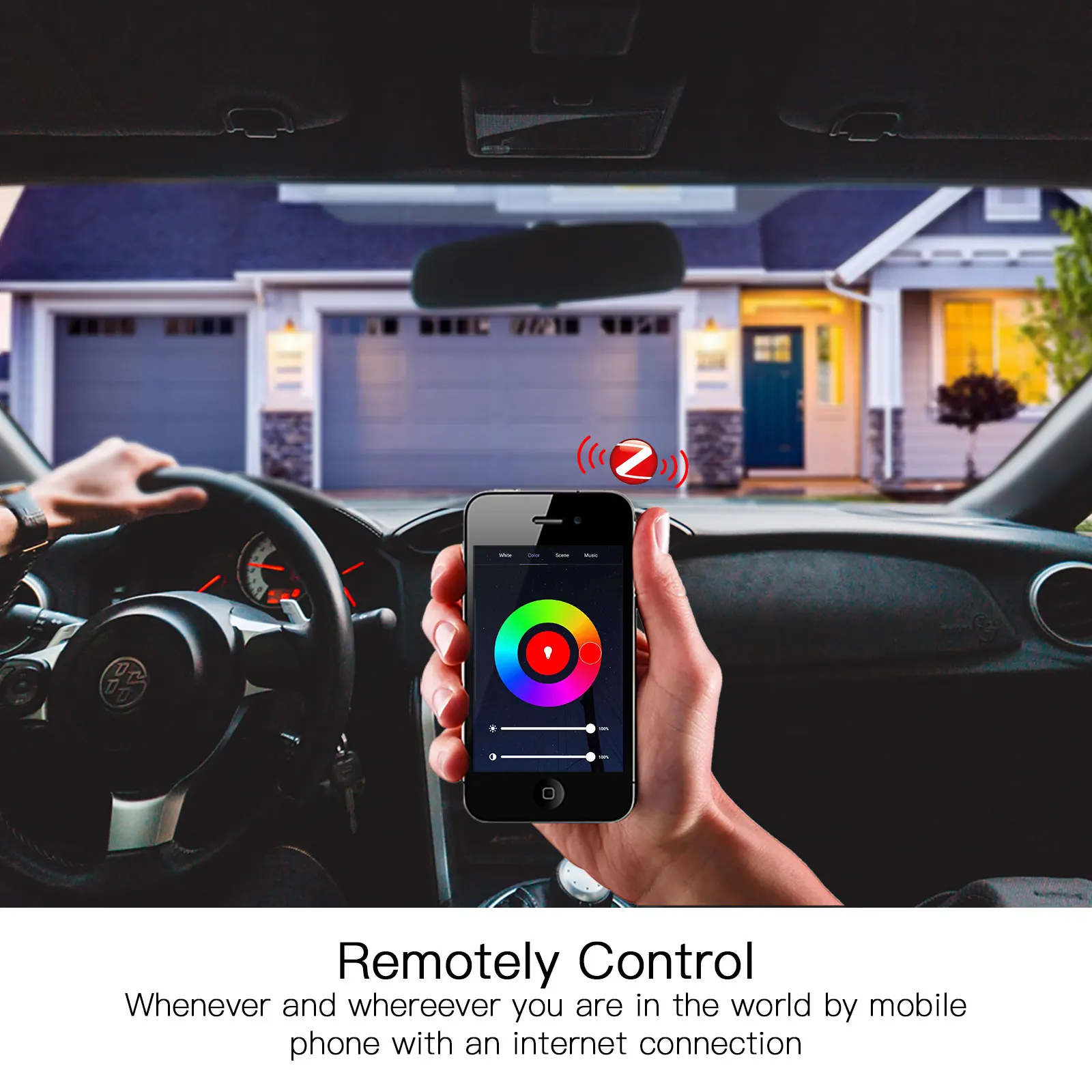 ​​MOES ZigBee GU10 Smart Bulb, RGB+CW Dimmable 4.7W LED, Works with Smart Life App, Alexa & Google Home, Voice Control