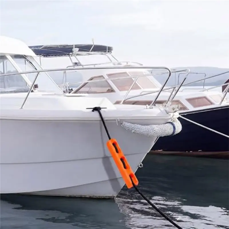 AB42-Boat Mooring Line Snubber 2 Pack 5 Hole Dock Line Protector Marine Anchor Dock Line Snubber
