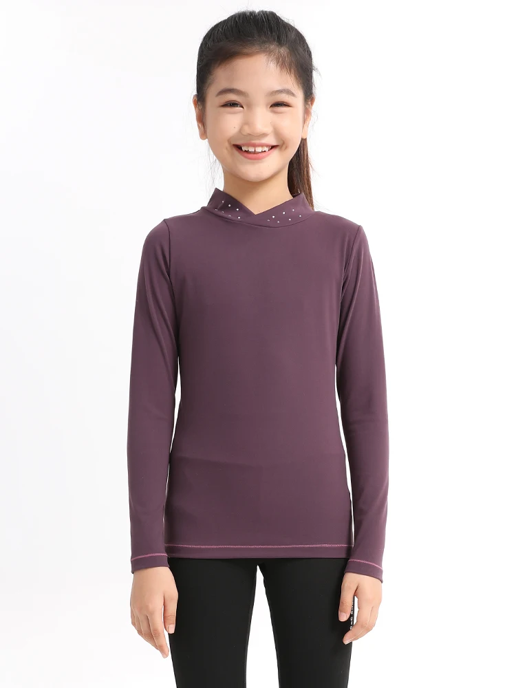 Roupas de patinação camisa de fundo quente diamante topo alta elástica outwear calças 2024 novo estilo padrão roupas de treinamento de patinação