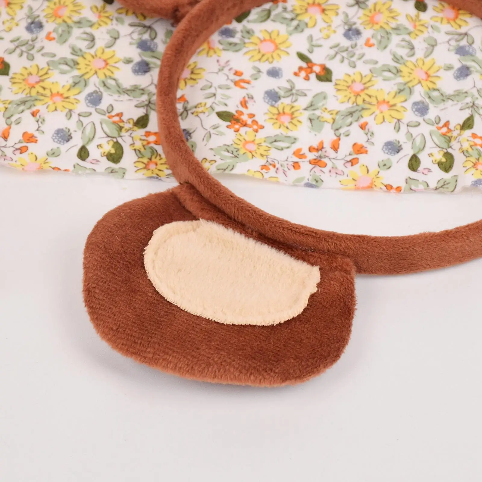 Conjunto de orelhas e cauda de macaco cocar fofo para carnaval de máscaras de aniversário