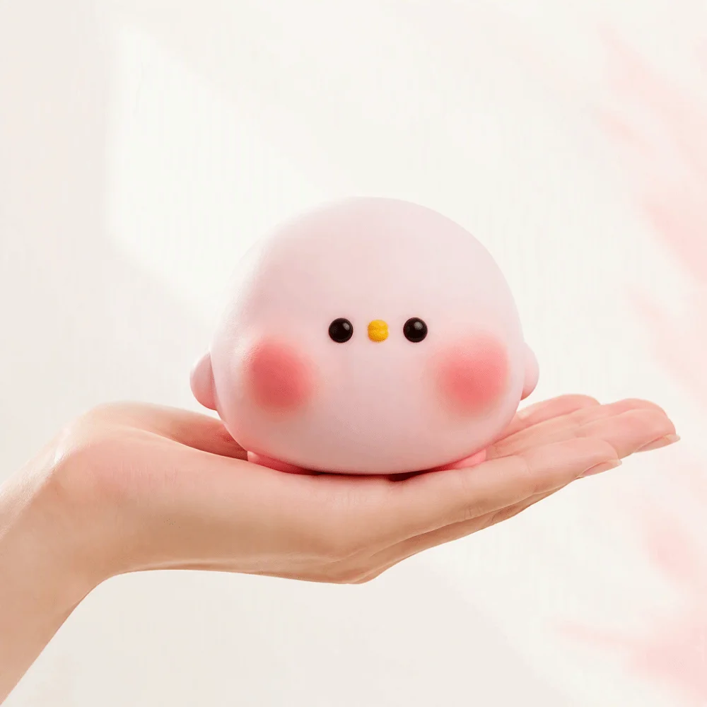 Slow Rebound Chickens Squishy Toys Slow Rising Super Soft Young Chickens Squeeze Toys Cute Pink Slow Rising Toys Holiday Gifts