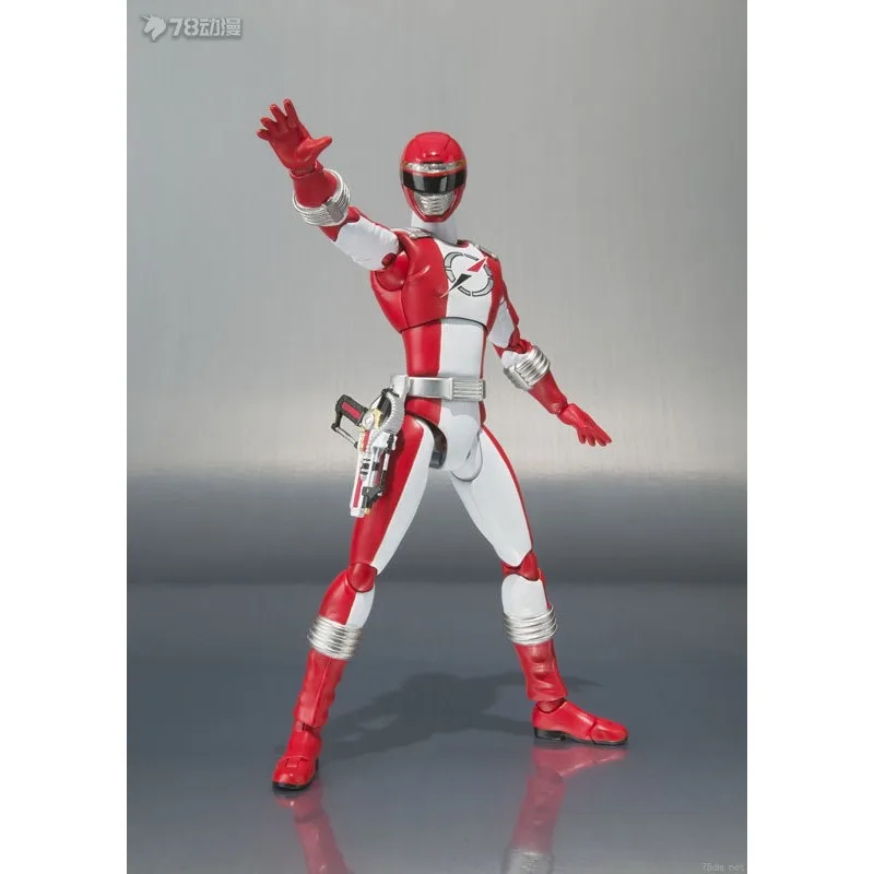 Bandai original s.h. figuarts terminado boneca móvel série huo equipe anime figura de ação modelo brinquedos ornamentos presentes para meninos