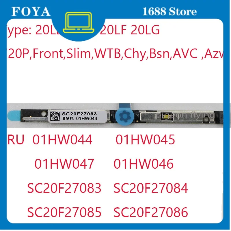 X1 Yoga Camera 01HW044 01HW045 01HW047 01HW046 SC20F27083 SC20F27084 SC20F27085 SC20F27086 For Thinkpad X1 Yoga 3rd Gen Laptop