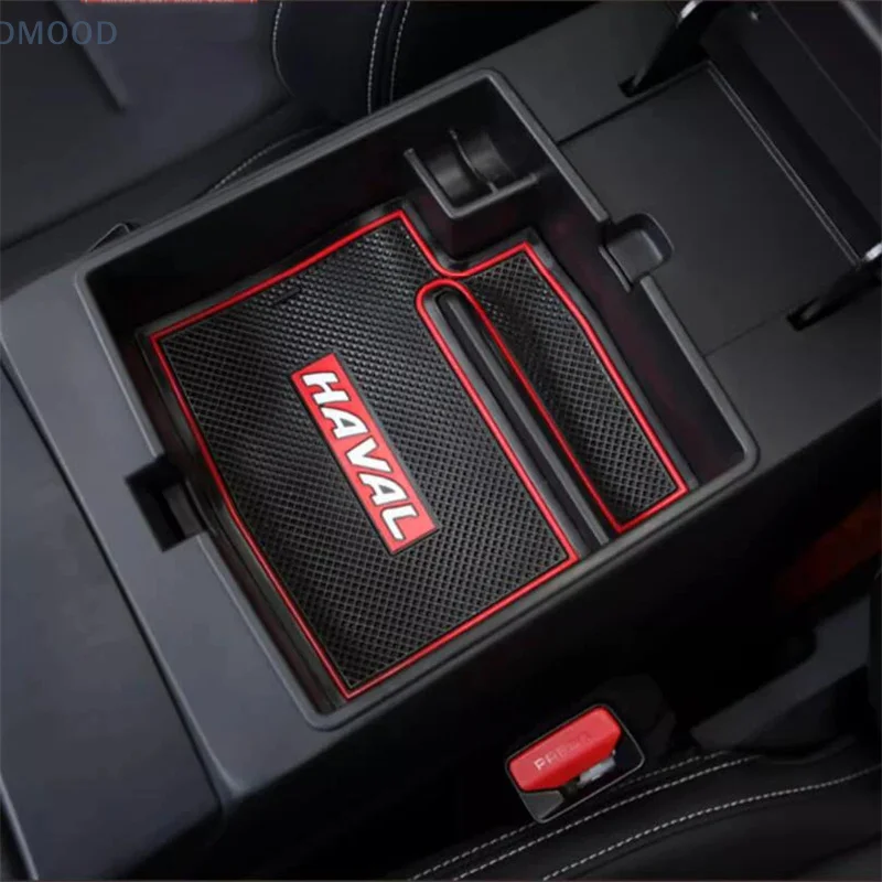 For Haval Jolion 2021 2022 2023 ABS Car Center Console Organizer Tray Case Armrest Storage Box Multi-Function Cover Accessories