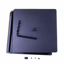 Replacement Housing Shell for PS4 Slim Console Shell Case CUH 2000 Front Cover Back Case Black