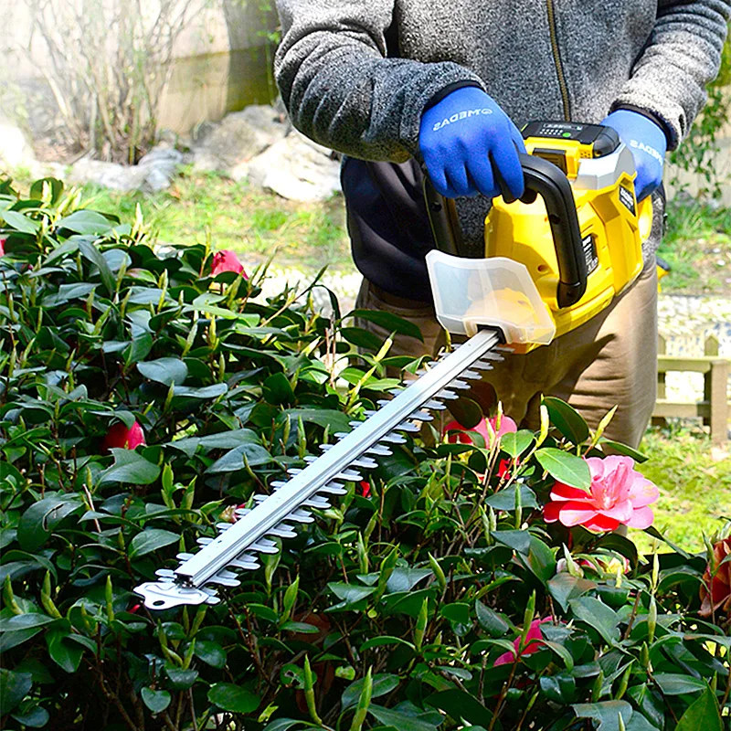 

20V Cordless Electric Hedge Trimmer Li-on Rechargeable Garden Shear Tools Household Pruning Mower Hedge Trimming Machine