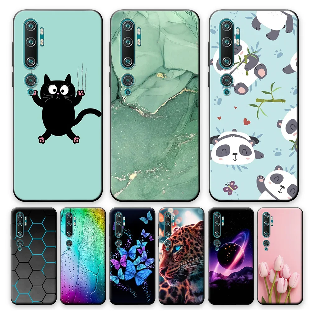 For Xiaomi Mi Note 10 Case Soft Silicone Back Cover Phone Case on For Xiaomi Mi CC9 Pro Mi Note 10 Pro Case For Xiomi Note10