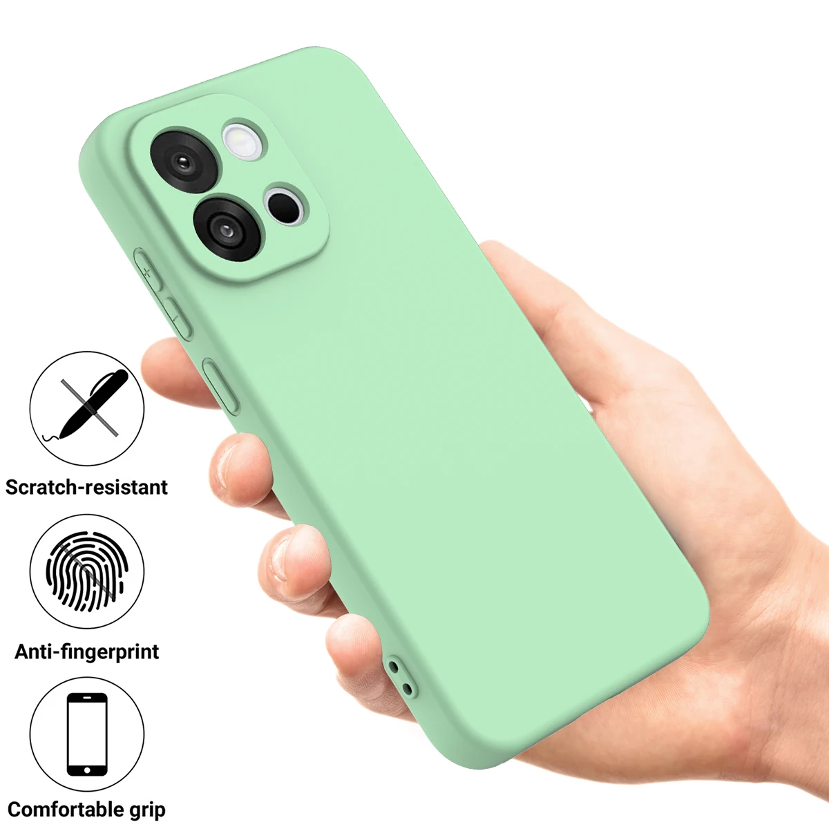 Silicone Case For Oneplus Nord 6 Turbo 6 Soft Skin-feel Ultra-thin Anti-fall Lanyard Shockproof Cover For Oneplus Nord6 Turbo6