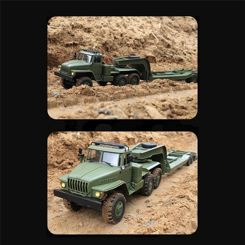 WPL B-36 B36 Model Ciężarówki RC w Skali 1:16, Pojazd Transportowy, Napęd na Dziesięć Kół, Wspinaczka, Terenowy Samochód Zdalnie Sterowany